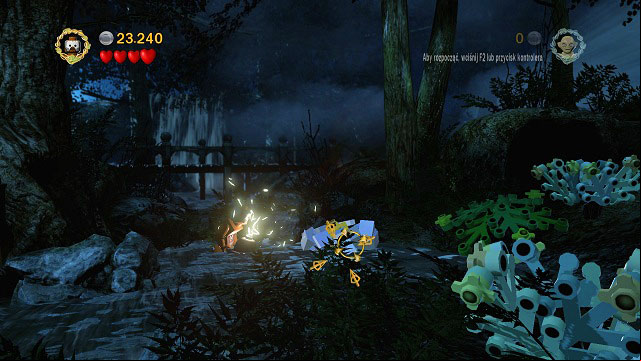Just use the Berserker to destroy the mithril rocks in the first river and pick up the chest - The Black Rider - Collectibles - LEGO The Lord of the Rings - Game Guide and Walkthrough