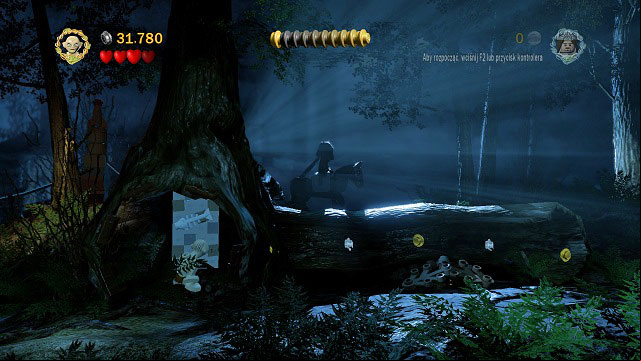 The climbing spot can be found in the drilled trunk which was previously blocked by a spider-web - The Black Rider - Collectibles - LEGO The Lord of the Rings - Game Guide and Walkthrough