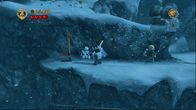 #3 - During the avalanche - The of Caradhras - Collectibles - LEGO The Lord of the Rings - Game Guide and Walkthrough