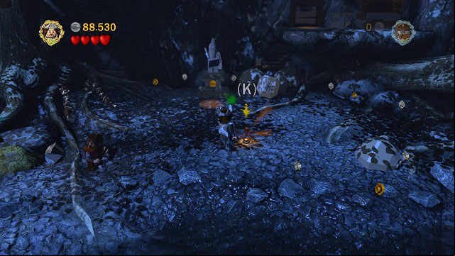 You will need to do it three times and at the end you should find the treasure you're looking for - The of Caradhras - Collectibles - LEGO The Lord of the Rings - Game Guide and Walkthrough