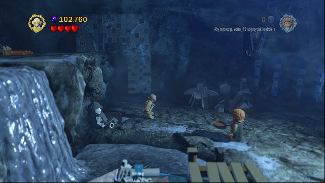 Inside you will have to approach a wall which can be climbed by Gollum - The of Caradhras - Collectibles - LEGO The Lord of the Rings - Game Guide and Walkthrough