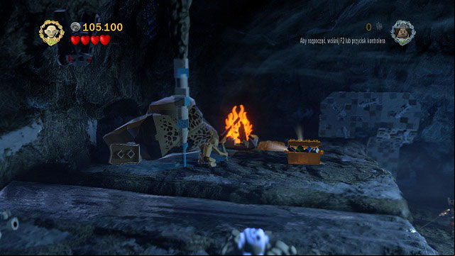 Take the fish to the Troll and the monster will spit the chest onto you - The of Caradhras - Collectibles - LEGO The Lord of the Rings - Game Guide and Walkthrough