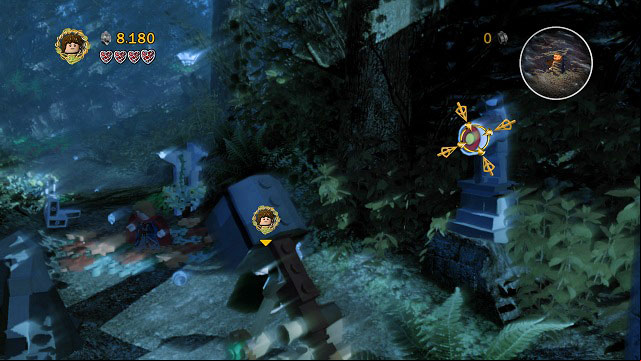 #3 - Where you enter a narrow tunnel with Frodo - Amon Hen - p. 1 - Collectibles - LEGO The Lord of the Rings - Game Guide and Walkthrough