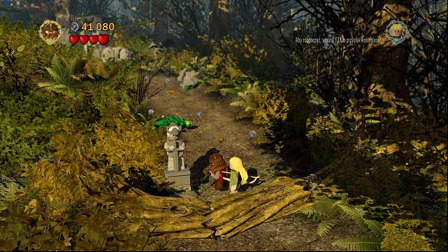 #6 - At the end of Aragorn's path, in the ruins - Amon Hen - p. 1 - Collectibles - LEGO The Lord of the Rings - Game Guide and Walkthrough