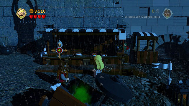 #3 - Throwing coconuts - Helms Deep - Collectibles - LEGO The Lord of the Rings - Game Guide and Walkthrough