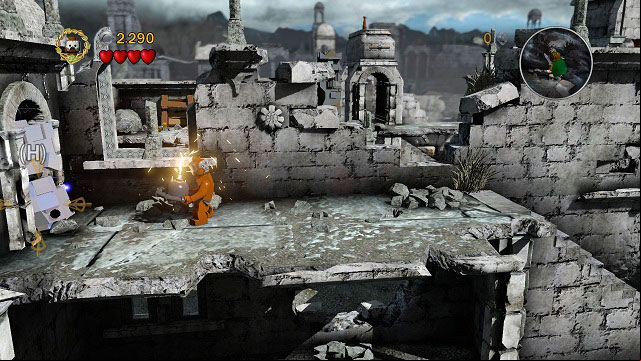 The location closer to the camera - Osgiliath - Collectibles - LEGO The Lord of the Rings - Game Guide and Walkthrough