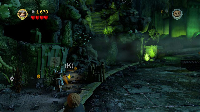 You need to search for three more item before reaching the location where the treasure is buried - Secret Stairs - Collectibles - LEGO The Lord of the Rings - Game Guide and Walkthrough