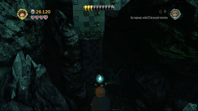 #3 Outside the second dark cave - Secret Stairs - Collectibles - LEGO The Lord of the Rings - Game Guide and Walkthrough