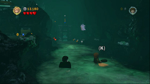 #4 In the cave with the pillar, right beside the - The Paths of the Dead - Collectibles - LEGO The Lord of the Rings - Game Guide and Walkthrough