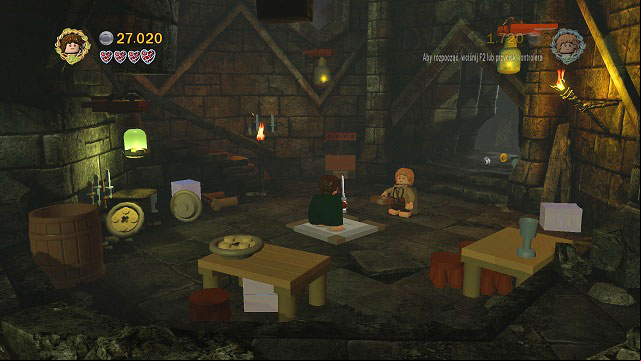 At the very bottom on the tower you will to prepare a dinner for your team - Cirith Ungol - Collectibles - LEGO The Lord of the Rings - Game Guide and Walkthrough