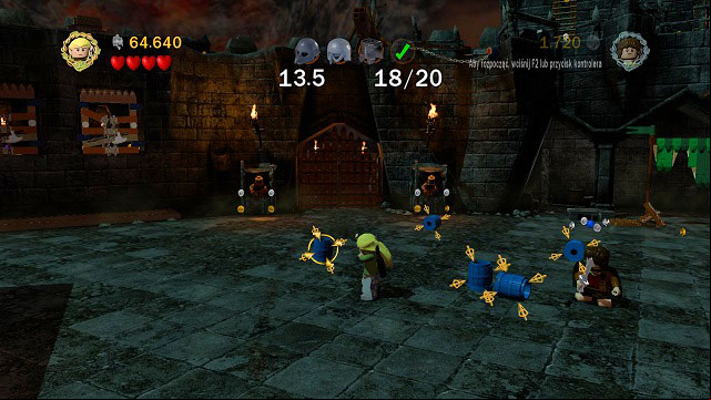 Now you will have to destroy 20 barrels in the designated time (I recommend using Legolas) to obtain the Minikit - Cirith Ungol - Collectibles - LEGO The Lord of the Rings - Game Guide and Walkthrough