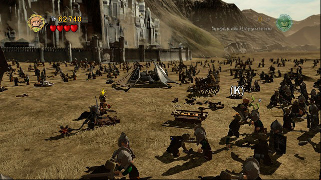 As you're fighting the Witch-King; on the arena, there are two places where you can place a plant (on the left and right side of the location) - Battle of Pelennor Fields - Collectibles - LEGO The Lord of the Rings - Game Guide and Walkthrough