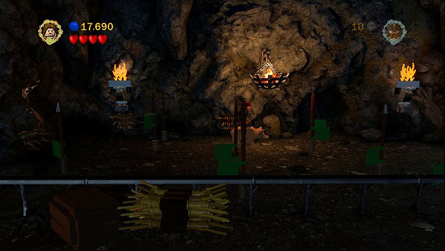 In the same location as Minikit #5; jump onto the pig and ride it through all the gates - The Black Gate - Collectibles - LEGO The Lord of the Rings - Game Guide and Walkthrough