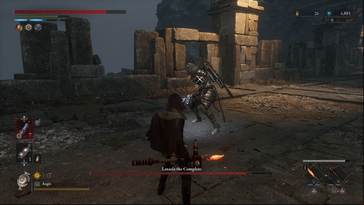 One of Laxasia's more terrifying attacks is a 13-hit combination with the sword - Lies of P: How to defeat Laxasia The Complete boss? - Main - Lies of P Guide