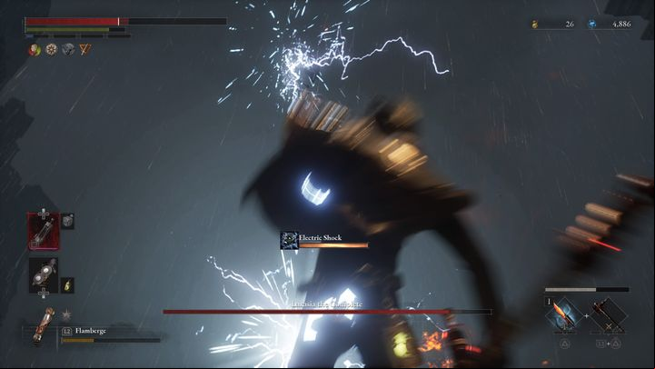 Sometimes, Laxasia jumps high in the air and then throws a lightning bolt at you - Lies of P: How to defeat Laxasia The Complete boss? - Main - Lies of P Guide
