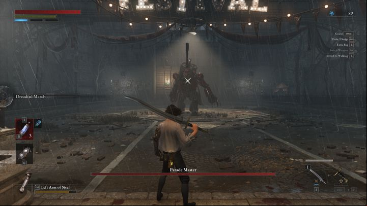 The basic tip for this encounter is to try to block his attacks as often as possible - Lies of P: How to beat Parade Master boss? - Main - Lies of P Guide