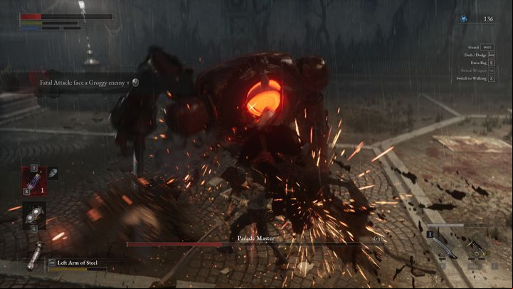 to do Fatal Attacks every time the boss is Grogged - Lies of P: How to beat Parade Master boss? - Main - Lies of P Guide