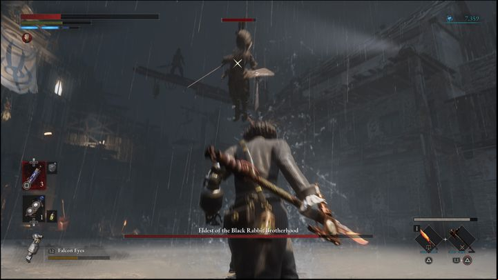 Fighting this boss can cause a lot of problems, as you will often be fighting two against one - Lies of P: How to defeat the Eldest of the Black Rabbit Brotherhood boss? - Main - Lies of P Guide