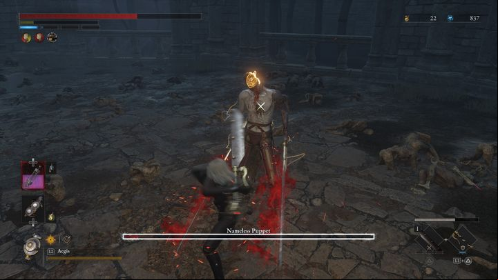 If you manage to stun the opponent, perform a charged attack then proceed for a Fatal Attack - Lies of P: How to defeat Nameless Puppet boss? - Sidebars - Lies of P Guide
