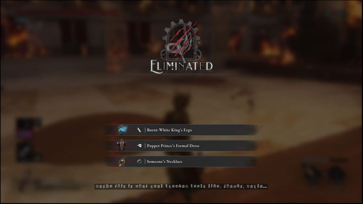 For defeating Romeo, King of Puppets, you will receive 11025 Ergo, rare Burnt-White King's Ergo, Puppet Prince's Formal Dress, and Someone's Necklace - Lies of P: How to defeat the Puppet King / Romeo, the Puppet King boss? - Main - Lies of P Guide
