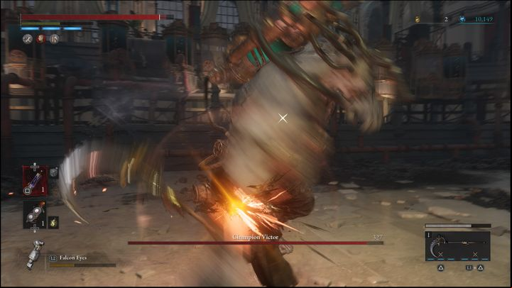 The first attack of the boss will most likely by a charge - Lies of P: How to defeat Champion Victor? - Main - Lies of P Guide
