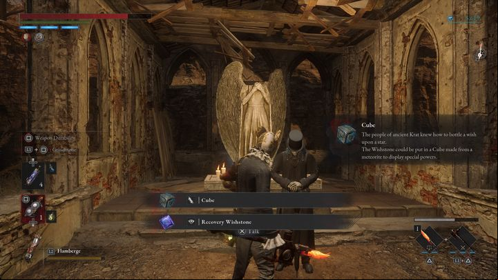 Giangio will stand next to the statue of a headless angel - Lies of P: What are Wishstones? - Basics - Lies of P Guide