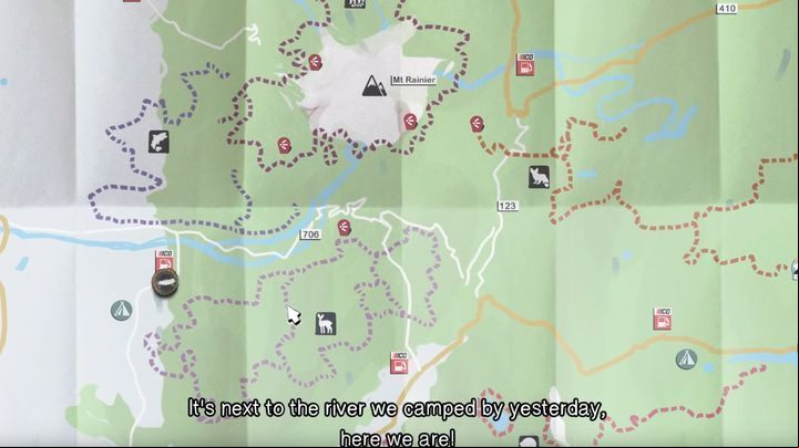 In order to proceed, sit at the table and study the map - Chapter 2 - Park and Gas Station | Life is Strange 2 Episode 1 Walkthrough - Episode 1 Walkthrough - Life is Strange 2 Game Guide