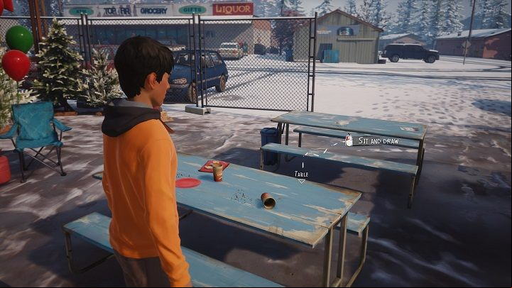 The place where you can draw a sketch - Chapter III - Holidays, holidays and... | Life is Strange 2 Ep. 2 Walkthrough - Episode 2 Walkthrough - Life is Strange 2 Game Guide