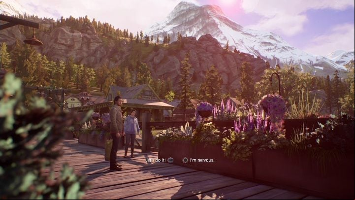After a short chat, he will take you to the city - Life is Strange True Colors: Meeting your brother and visiting the city - walkthrough - Episode 1 Side A - Life is Strange True Colors Guide