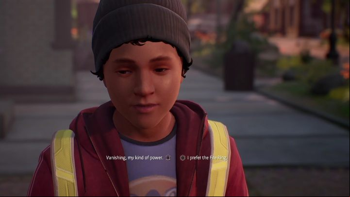 The boy will tell you about his favorite superhero - Life is Strange True Colors: Meeting your brother and visiting the city - walkthrough - Episode 1 Side A - Life is Strange True Colors Guide