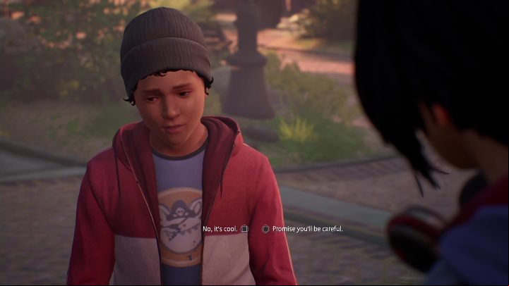 Ethan will it he's going to a dangerous place - Life is Strange True Colors: Meeting your brother and visiting the city - walkthrough - Episode 1 Side A - Life is Strange True Colors Guide