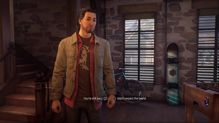 Gabe's gonna ask if he's changed - Life is Strange True Colors: First visit to the apartment - Episode 1 Side A - Life is Strange True Colors Guide