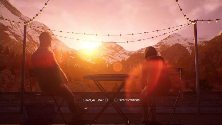 Alex will be sad and frightened, she's scared she hurt her brother and feels terrible because of her sudden anger outburst - Life is Strange True Colors: Talking to your brother - walkthrough - Episode 1 Side A - Life is Strange True Colors Guide