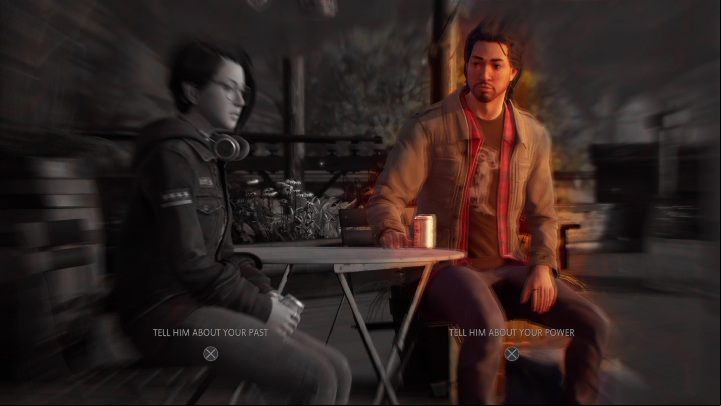 You can talk about your past or your powers - Life is Strange True Colors: Talking to your brother - walkthrough - Episode 1 Side A - Life is Strange True Colors Guide