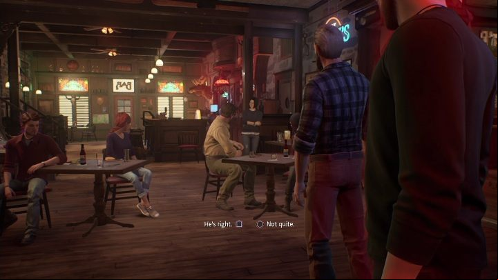 This episode begins with a meeting at a bar - Life is Strange True Colors: Meeting up with Steph - walkthrough - Episode 2 Lanterns - Life is Strange True Colors Guide