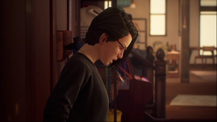 Alex will run away from the bar, hiding in her apartment - Life is Strange True Colors: Meeting up with Steph - walkthrough - Episode 2 Lanterns - Life is Strange True Colors Guide