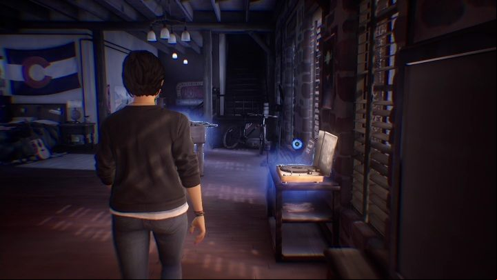 To help Steph, you need to examine several objects in the room - Life is Strange True Colors: Meeting up with Steph - walkthrough - Episode 2 Lanterns - Life is Strange True Colors Guide