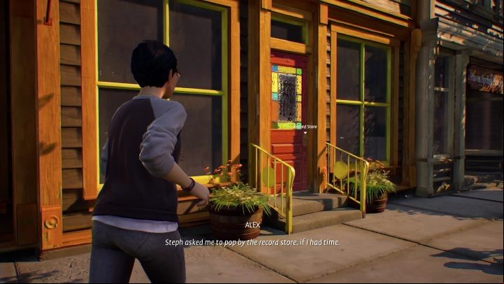 Steph's waiting for you at the vinyl shop - Life is Strange True Colors: Steph and Charlotte - walkthrough - Episode 2 Lanterns - Life is Strange True Colors Guide