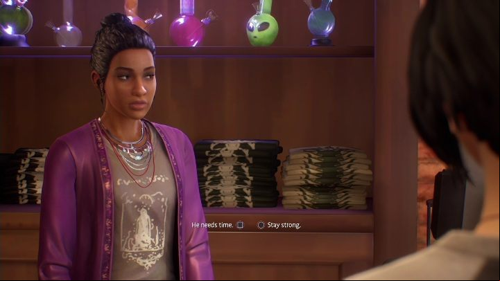 Charlotte has two things to ask of you - Life is Strange True Colors: Steph and Charlotte - walkthrough - Episode 2 Lanterns - Life is Strange True Colors Guide