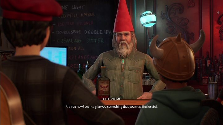 However, if you go ask the gnome questions, you will get a new skill for Alex, which can help you in the fight - Life is Strange True Colors: LARP - walkthrough - Chapter 3 Monster or Mortal - Life is Strange True Colors Guide