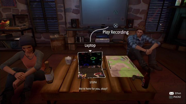 Listen to the recording to move the story forward - Life is Strange True Colors: Pendrive - walkthrough - Chapter 3 Monster or Mortal - Life is Strange True Colors Guide