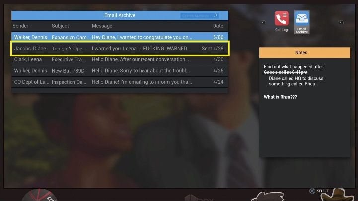 Then go to the mail and open the second message sent on4/28 - Life is Strange True Colors: Pendrive - walkthrough - Chapter 3 Monster or Mortal - Life is Strange True Colors Guide