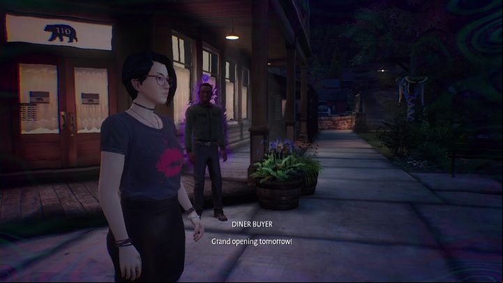 Right at the entrance to the festival, you'll see a nervous man - Life is Strange True Colors: Outside the festival - walkthrough - Chapter 4 Flicker - Life is Strange True Colors Guide