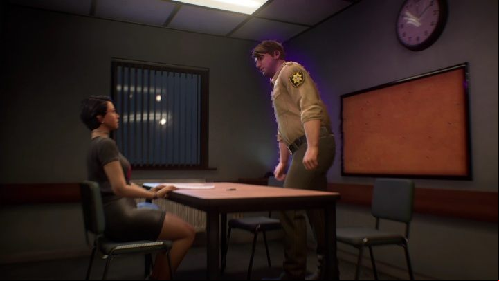 As soon as Alex refuses, Pike will burst - Life is Strange True Colors: Police station - walkthrough - Chapter 4 Flicker - Life is Strange True Colors Guide