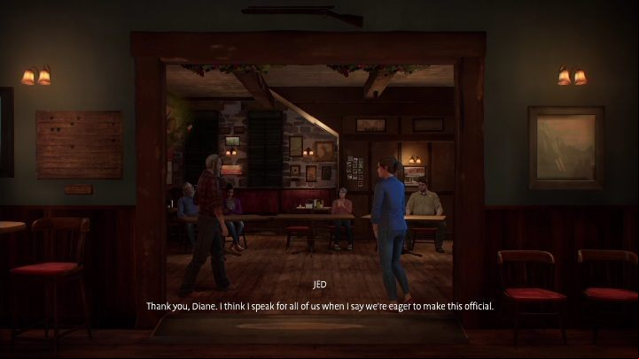 Alex will enter the bar, all bruised and battered - Life is Strange True Colors: Confessing the truth - walkthrough - Chapter 5 Side B - Life is Strange True Colors Guide