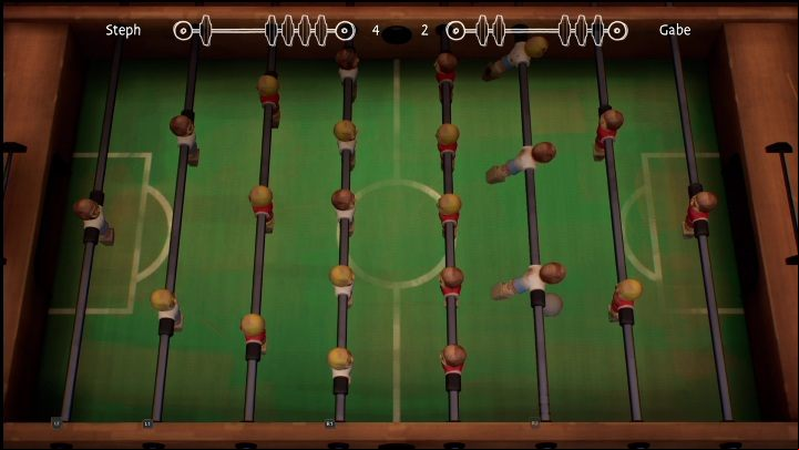 One of the tasks that you can perform right after you leave the radio station is to play a table football match - Life is Strange True Colors Wavelengths: Autumn - walkthrough - Wavelengths DLC - Life is Strange True Colors Guide
