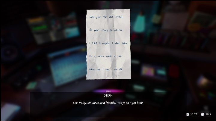6th hint is hidden in a radio station, under one of the pieces of the equipment - Life is Strange True Colors Wavelengths: Winter - walkthrough - Wavelengths DLC - Life is Strange True Colors Guide