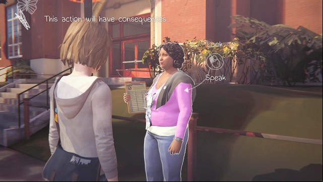 The second one is in the moment of your talk with the teacher Ms - Life is Strange: Chrysalis - decisions - Choices and decisions - Life is Strange Game Guide & Walkthrough