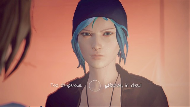 The last action in this chapter will be a conversation with Chloe - Life is Strange: Polarized, Chapter 2 - Walkthrough - Life is Strange Game Guide & Walkthrough