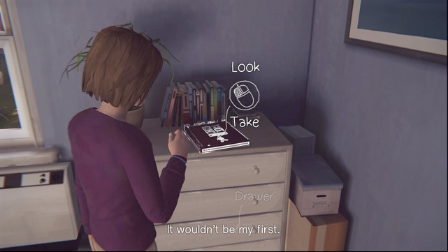 After a short conversation Chloe will ask you to watch some old photos with her - Life is Strange: Dark Room, Chapter 1 - Walkthrough - Life is Strange Game Guide & Walkthrough